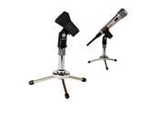 3.5cm Mini Folding Desktop Microphone Stand With Mic Clip