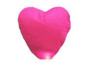 90*101*37 Heart shaped Chinese Flying Sky Lantern Kongming Light Pink
