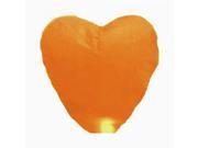 90*101*37 Heart shaped Chinese Flying Sky Lantern Kongming Light Orange