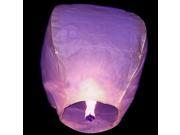 Chinese Flying Sky Lantern Kongming Light Purple for Festival