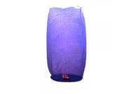 10Pcs Cylindrical Chinese Flying Sky Lanterns Kongming Light Purple for Birthday Wedding Party