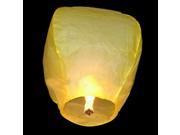 Chinese Flying Sky Lantern Kongming Light Yellow for Festival