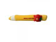 Lovely Plush Tomato Bear Pen Bag Pencil Case Yellow