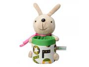 Cute Bunny Shape Pen Container Brown