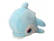 Cute Plush Dolphin Pattern Doll Blue