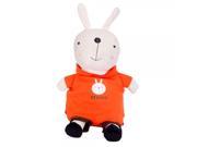 Rabbit Doll Backpack for Children Orange