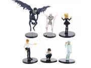 6Pcs Catroon Death Note Series Figure Doll Toys