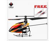 New Wltoys V911 4 Channel 2.4GHz RC Helicopter Orange with Free V911 02 Main Blade Red White