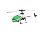 Wltoys V988 Power Star 2 4CH 6G 6 Axis Flybarless RC Helicopter Green