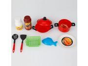 60077 Children Play House Toys Simulation Tableware Kitchenware Suit Colorful