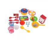 30 Sets of Play House Tableware Kitchen Simulation Kitchen Role playing
