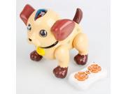 YJ 2069 Mini Intelligent Infrared Remote Control Dog Toy Light Brown