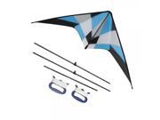 1.8m Small Storm Stunt Kite Dual Line Large Wing Span Prism Delta Outdoor Flying wire KiteBlue