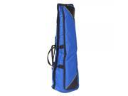 High Quality Double Aglet Tenor Trombone Bag Shoulder of Portable Dual use Bag Blue