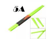 One Pair 5A Drumsticks Nylon Drum Sticks Green