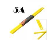 One Pair 5A Drumsticks Nylon Drum Sticks Yellow