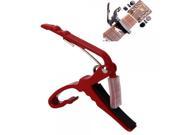 Quick Change Guitar Capo for Electric Acoustic Guitar Red