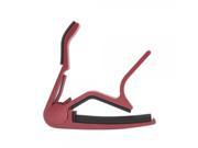 2 x New Single handed Guitar Capo Quick Change Wine red