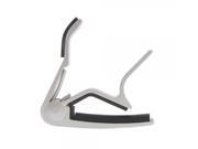 2 x New Single handed Guitar Capo Quick Change Silver