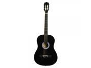 38 Professional Acoustic Classic Guitar Black with Pick String