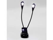2 Dual Arm LED Music Stand Light Lamp