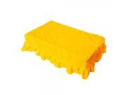 Pleuche Single Piano Stool Cover Orange