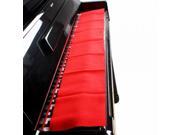 Soft Dust proof Fleece Cover Cloth Red for Piano Keyboard