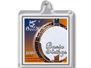 SPOCK SJ104 4pcs Stainless Steel Strings for Banjo