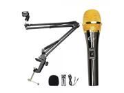 E 8900 Condenser Microphone Black with Stand Case Cable Windproof Sponge