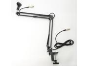 NB 35 Studio Microphone Boom Scissor Arm Desktop Stand Holder with Cable Black