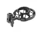 B 5 Plastic Large Diameter Microphone Mic Shock Mounts Holder Clip Black