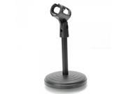 PC 01 Plastic Base Stair Lifting Desktop Microphone Stand Black