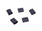 5Pcs Long Rubber Saxophone Finger Cushions Black