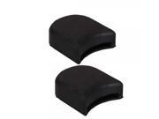 2pcs Saxophone Thumb Rest Cushion Latex Black