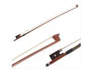 Colored shell Brazilwood Octagonal Stick Violin Bow 3 4