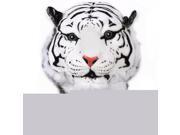 Korean Style Cool Tiger Head Shape Unisex Backpack White