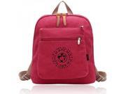 Hot Stylish Canvas Unisex Backpack Single shoulder Bag Messenger Bag Red