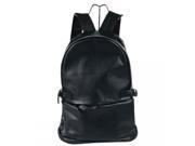 Korean Style Newfashioned Large Capacity Double shoulder Backpack Black