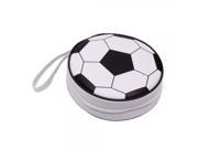 Football Style Artificial Leather 24pcs CD VCD DVD Storage Bag White