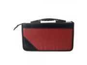 200 Disc CD DVD Storage Bag Black and Red