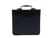 Fashion 128 Capacity CD Storage Bag Holder Case Black Blue