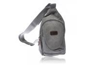 New Style Stylish Casual Male Outdoor Canvas Men Bag Grey