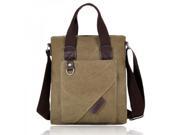 Exquisite Trendy Canvas Male Messenger Bag Single shoulder Bag Business Bag Khaki
