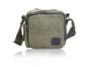 New Style Multi function Men Casual Business Delicate Canvas Shoulder Bag Green