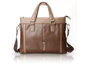 81308 1 Fashionable PU Leather Messenger Bag Handbag Brown