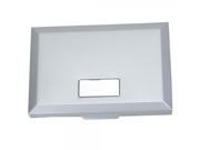 Elegant Aluminum Card Case Holder Storage Bag Silver