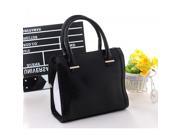Retro Style Fashion PU Single shoulder Bag Messenger Bag Handbag Black