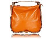 Elegant Women PU Leather Tote Handbag Shoulder Messenger Bag Yellowish Brown