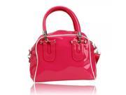 Women Patent Leather Handbag Messenger Bag Shoulder Bag Watermelon Red