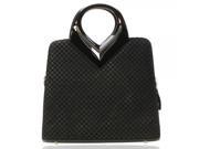 European and American Fashion Leather Matte Portable Female Shoulder Handbags Black